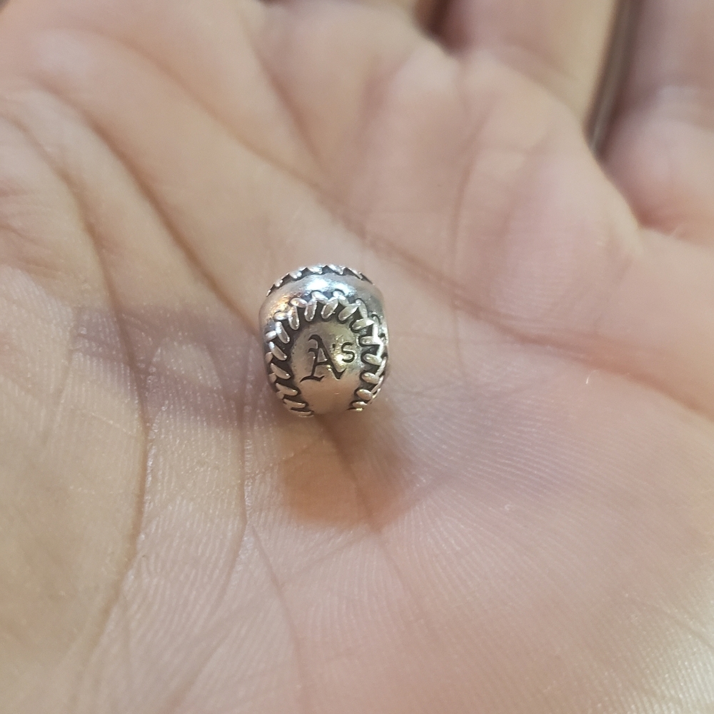 Pandora Charm Oakland A's